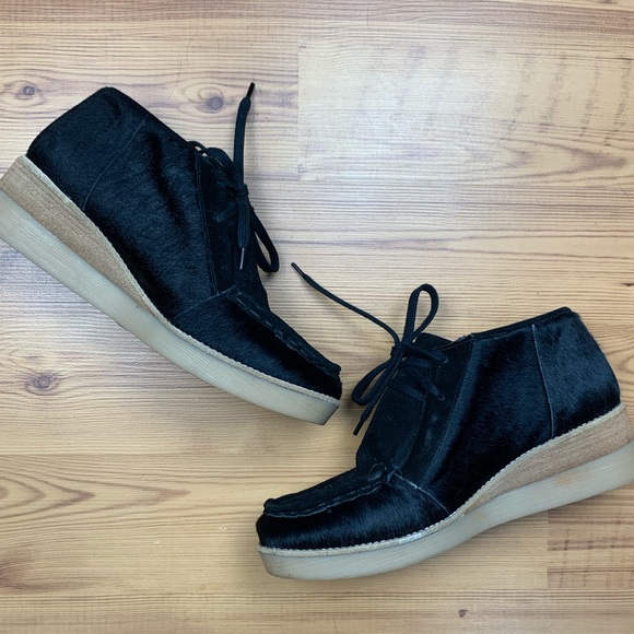 Derek Lam 10 Crosby Black Calf Fur Ezra Boot 7.5 - Picture 5 of 10